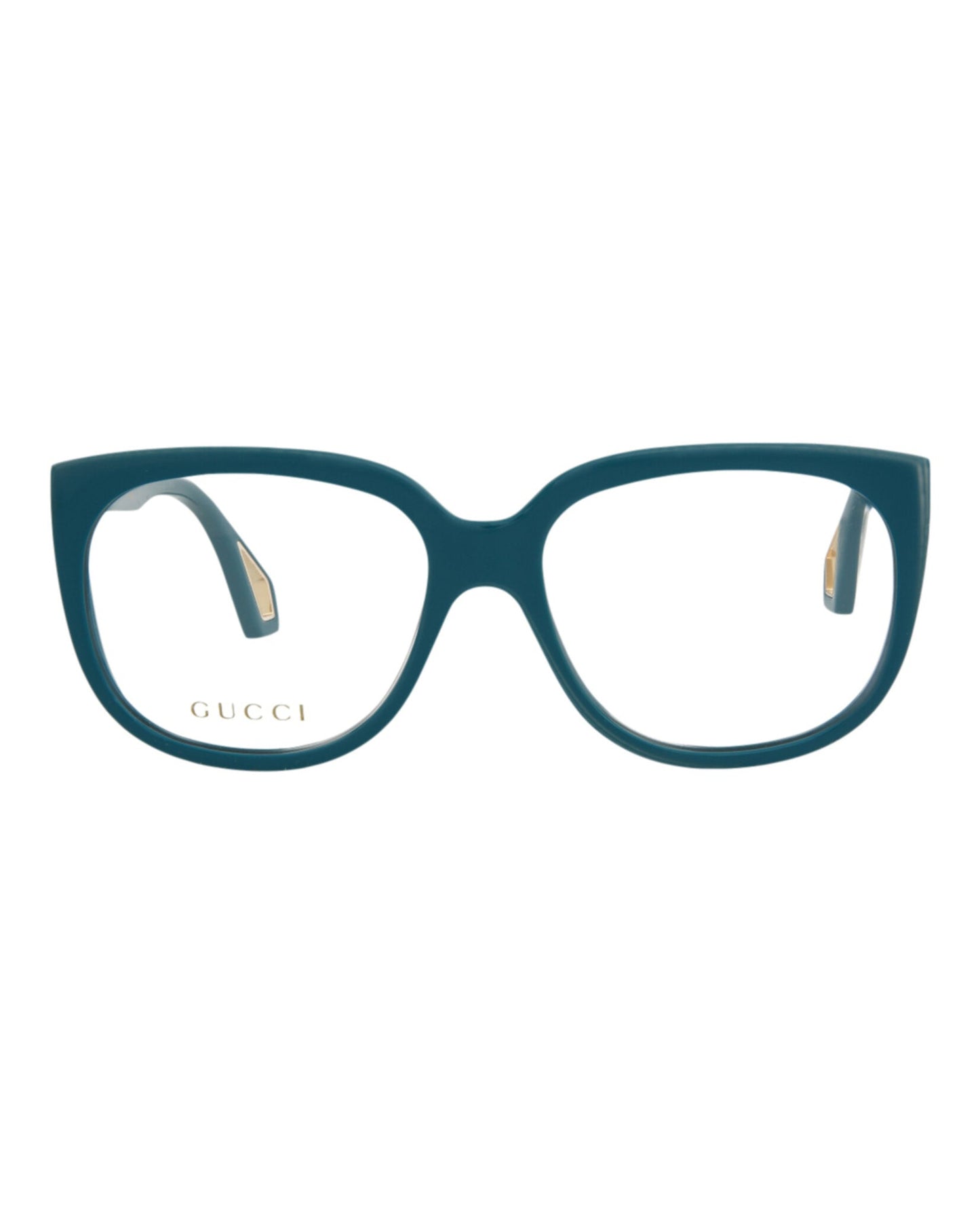 Gucci Womens Square/Rectangle Blue Blue Transparent Fashion Designer Eyewear Blue Blue Transparent
