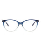 Gucci Womens Cat Eye Blue Blue Transparent Fashion Designer Eyewear