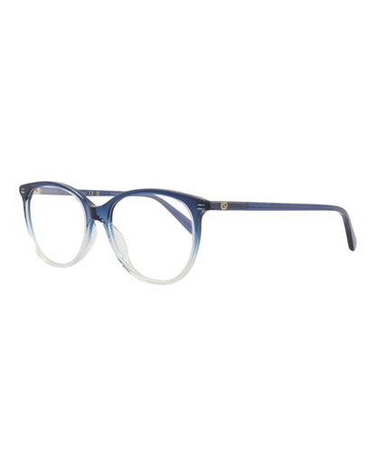 Gucci Womens Cat Eye Blue Blue Transparent Fashion Designer Eyewear