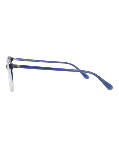 Gucci Womens Cat Eye Blue Blue Transparent Fashion Designer Eyewear
