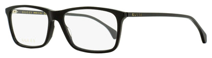 Gucci Lightweight Acetate Eyeglasses GG0553O 005 Black 56mm Black
