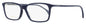 Gucci Lightweight Acetate Eyeglasses GG0553O 007 Dark Blue 56mm Dark Blue