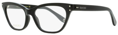 Gucci Cateye Eyeglasses GG0570O 005 Black 52mm 0570 Black