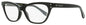 Gucci Cateye Eyeglasses GG0570O 005 Black 52mm 0570 Black