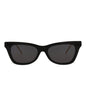 Gucci Womens Cat Eye Black Black Grey Fashion Designer Eyewear