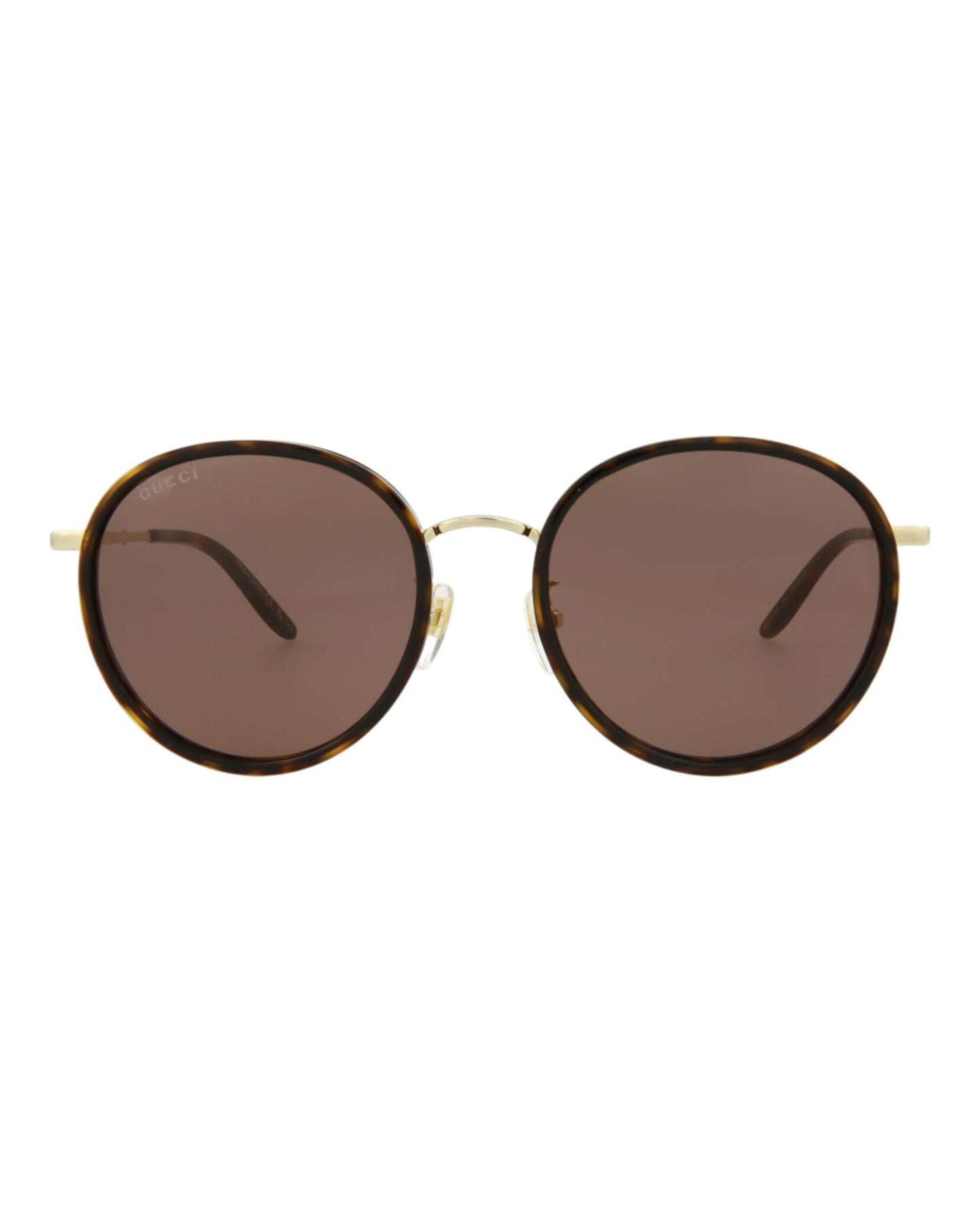 Gucci Mens Round/Oval Havana Gold Brown Fashion Designer Eyewear