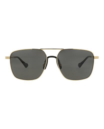 Gucci Mens Aviator Gold Gold Grey Fashion Designer Eyewear