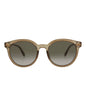 Gucci Womens Round/Oval Brown Brown Brown Fashion Designer Eyewear