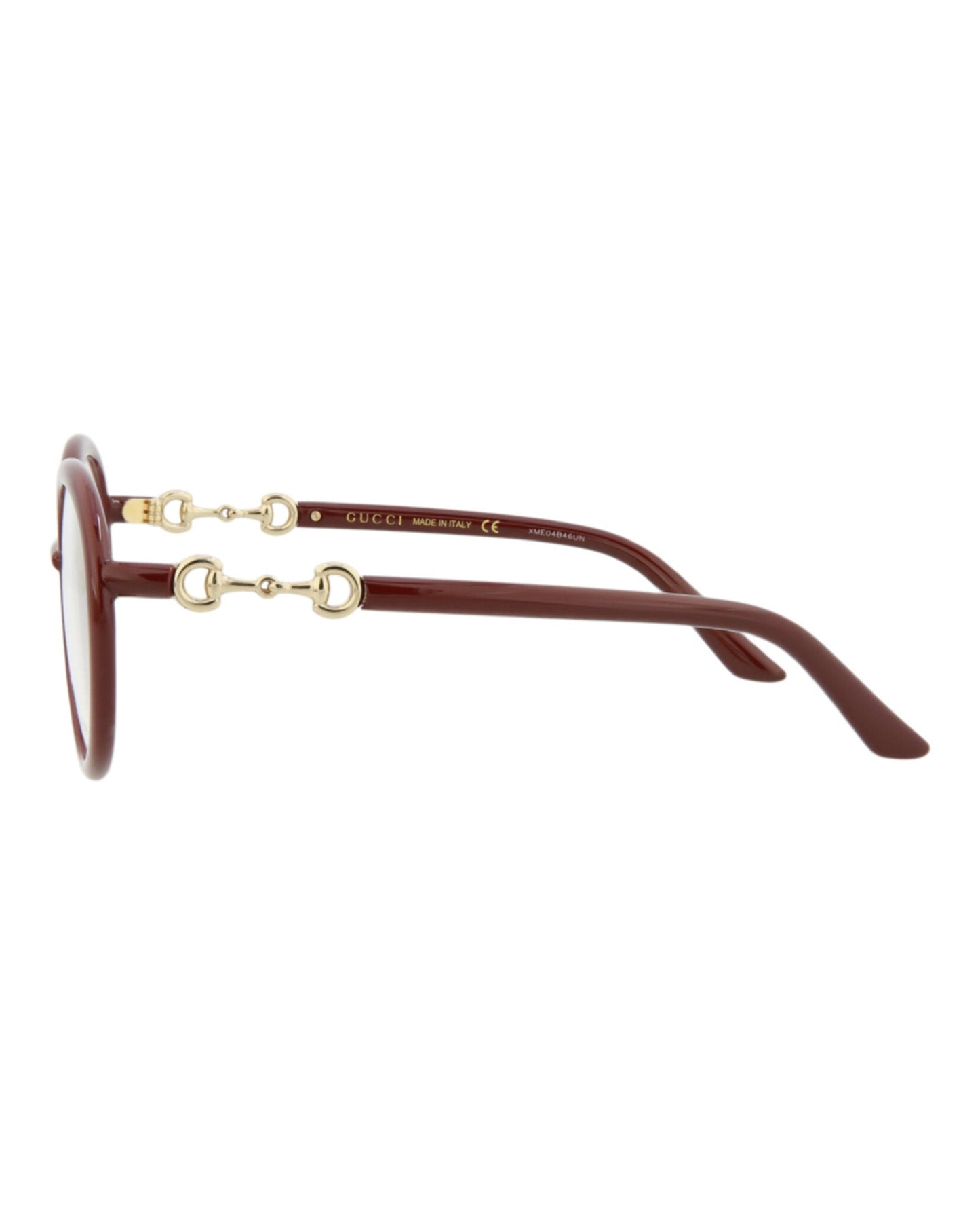 Gucci Womens Round/Oval Red Red Transparent Fashion Designer Eyewear