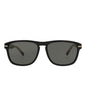 Gucci Mens Square/Rectangle Black Black Grey Fashion Designer Eyewear