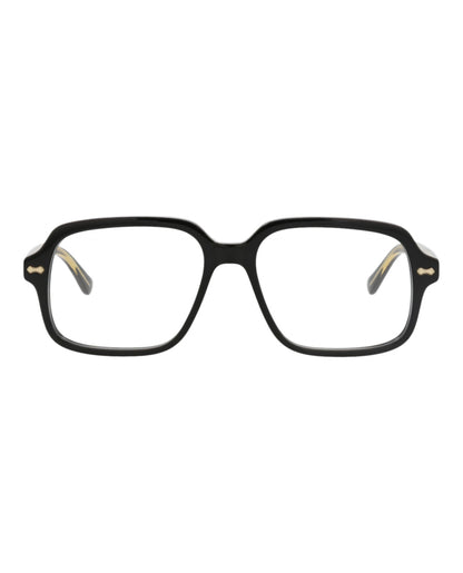 Gucci Mens Square/Rectangle Black Black Transparent Fashion Designer Eyewear