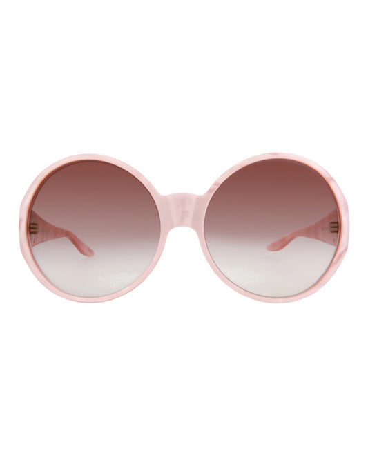Gucci Womens Round/Oval Pink Pink Red Fashion Designer Eyewear