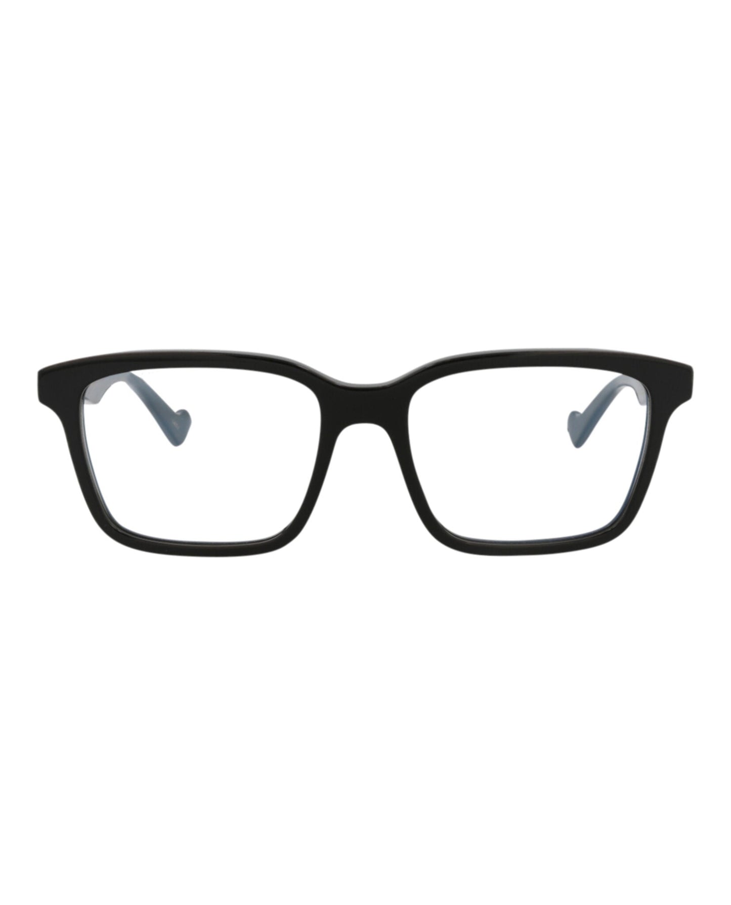 Gucci Mens Square/Rectangle Black Black Transparent Fashion Designer Eyewear