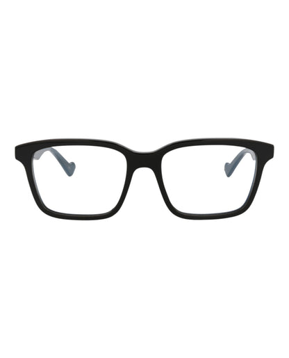 Gucci Mens Square/Rectangle Black Black Transparent Fashion Designer Eyewear