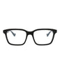 Gucci Mens Square/Rectangle Black Black Transparent Fashion Designer Eyewear