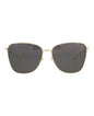 Gucci Womens Square/Rectangle Gold Gold Grey Fashion Designer Eyewear