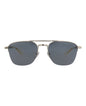 Gucci Mens Aviator Silver Silver Grey Fashion Designer Eyewear