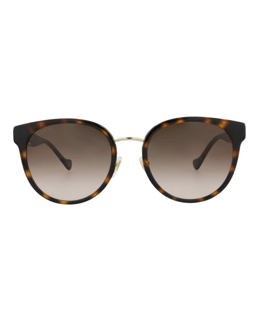 Gucci Womens Round/Oval Havana Havana Brown Fashion Designer Eyewear