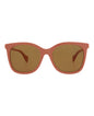 Gucci Womens Cat Eye Pink Pink Brown Fashion Designer Eyewear