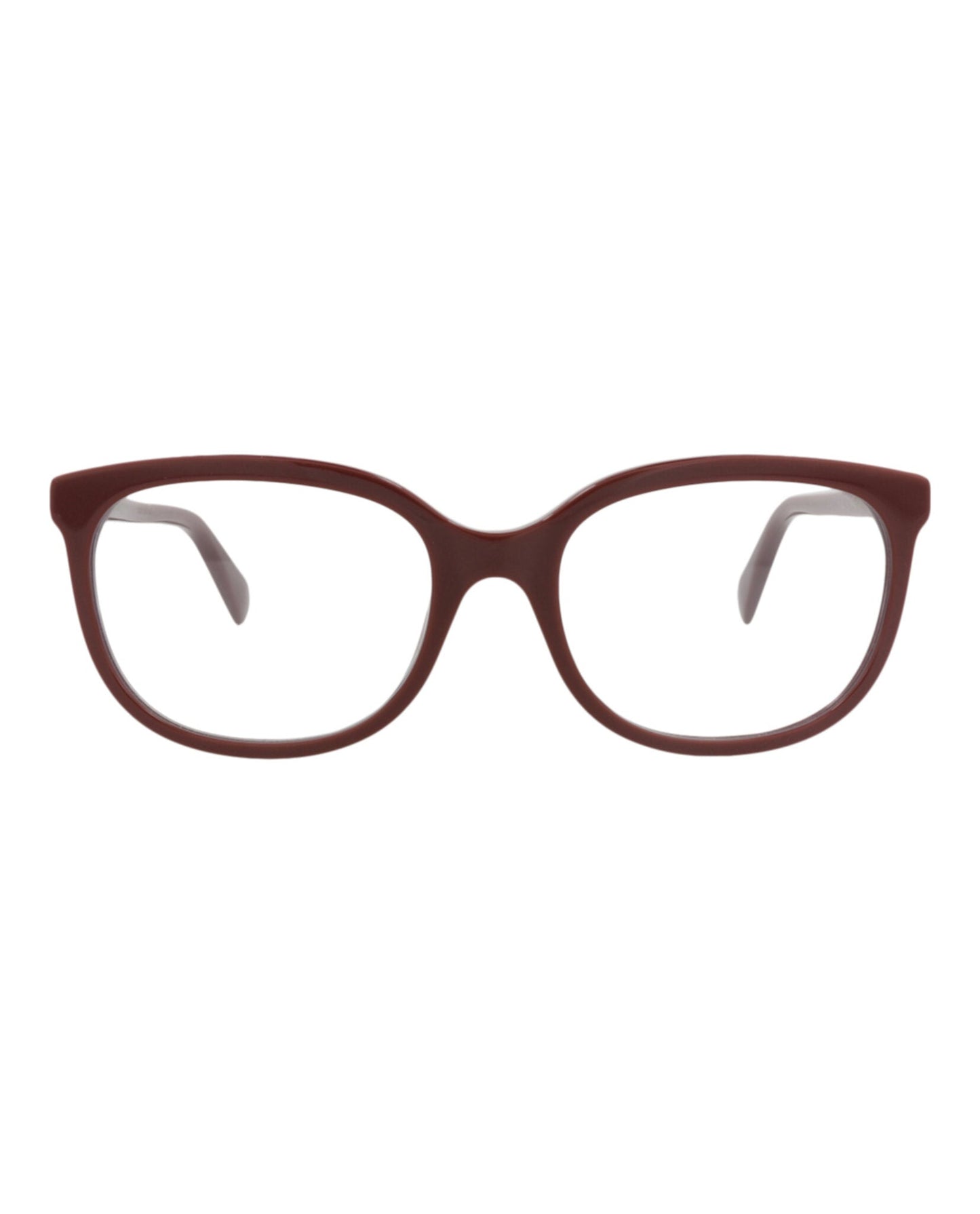 Gucci Womens Square/Rectangle Burgundy Burgundy Transparent Fashion Designer Eyewear
