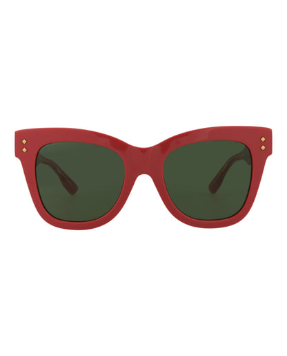 Gucci Womens Cat Eye Pink Pink Green Fashion Designer Eyewear Pink Pink Green