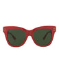 Gucci Womens Cat Eye Pink Pink Green Fashion Designer Eyewear Pink Pink Green