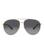 Gucci Womens Aviator Gold Gold Grey Fashion Designer Eyewear