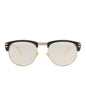 Gucci Mens Square/Rectangle Brown Gold Yellow Fashion Designer Eyewear