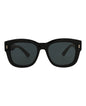 Gucci Mens Square/Rectangle Black Black Smoke Fashion Designer Eyewear