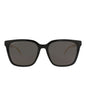 Gucci Unisex Square/Rectangle Black Crystal Grey Fashion Designer Eyewear