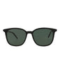 Gucci Mens Round/Oval Black Black Green Fashion Designer Eyewear
