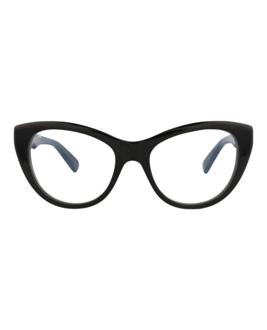 Gucci Womens Cat Eye Black Black Transparent Fashion Designer Eyewear