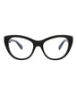 Gucci Womens Cat Eye Black Black Transparent Fashion Designer Eyewear