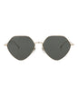 Gucci Womens Square/Rectangle Gold Gold Grey Fashion Designer Eyewear