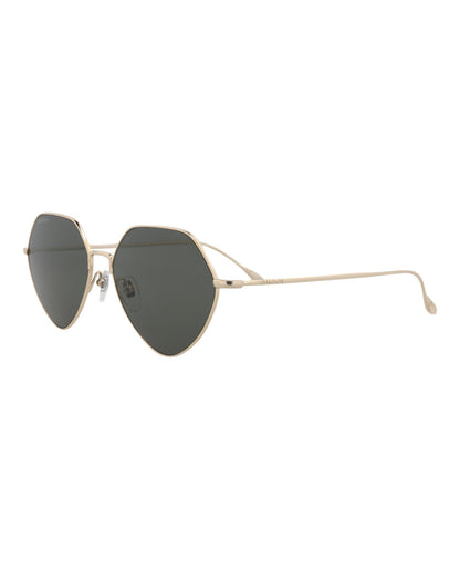 Gucci Womens Square/Rectangle Gold Gold Grey Fashion Designer Eyewear