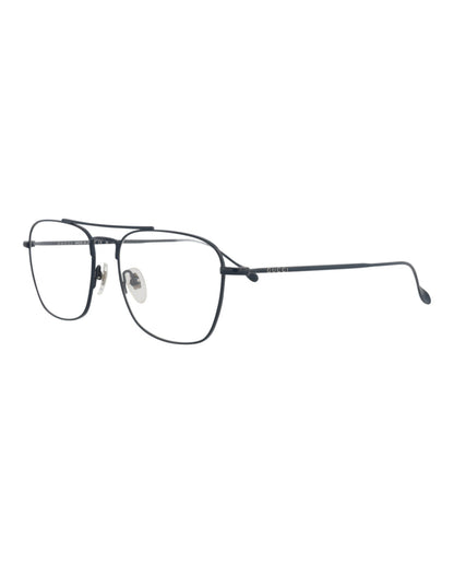 Gucci Mens Aviator Blue Blue Transparent Fashion Designer Eyewear