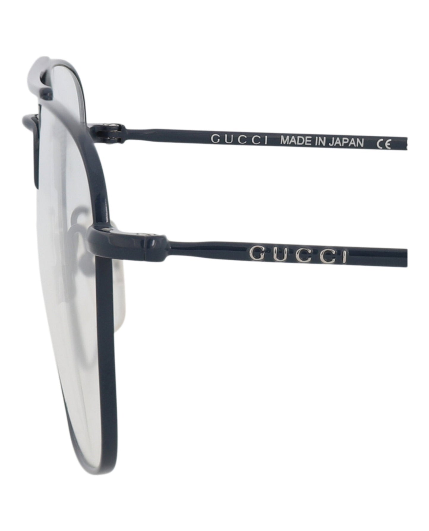 Gucci Mens Aviator Blue Blue Transparent Fashion Designer Eyewear
