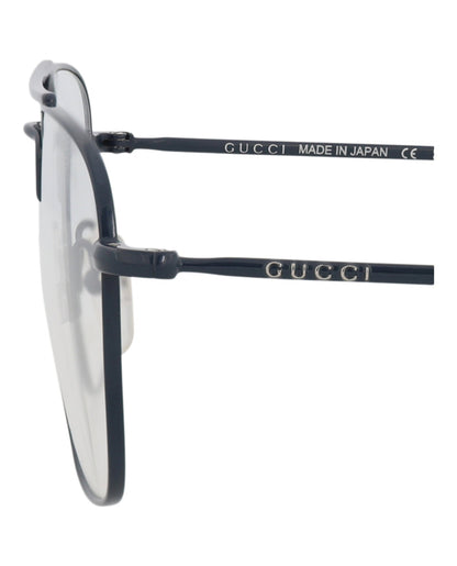 Gucci Mens Aviator Blue Blue Transparent Fashion Designer Eyewear