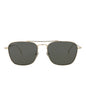 Gucci Mens Square/Rectangle Gold Gold Grey Fashion Designer Eyewear