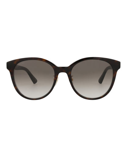 Gucci Womens Round/Oval Havana Havana Brown Fashion Designer Eyewear