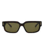 Gucci Mens Square/Rectangle Havana Havana Green Fashion Designer Eyewear
