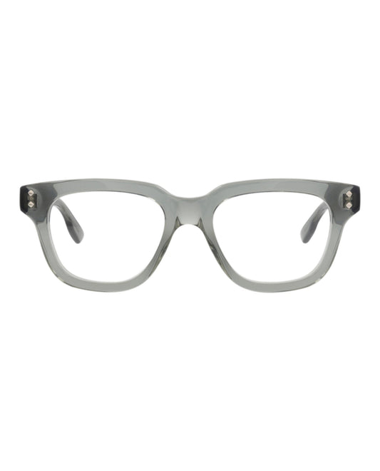 Gucci Mens Square/Rectangle Grey Grey Transparent Fashion Designer Eyewear