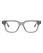 Gucci Mens Square/Rectangle Grey Grey Transparent Fashion Designer Eyewear