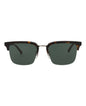 Gucci Mens Square/Rectangle Havana Silver Green Fashion Designer Eyewear
