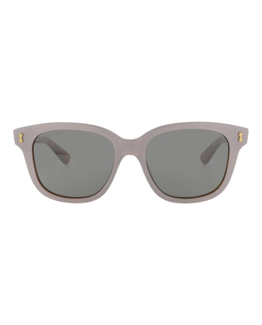 Gucci Mens Square/Rectangle Silver Silver Brown Fashion Designer Eyewear