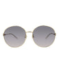 Gucci Womens Round/Oval Gold Gold Grey Fashion Designer Eyewear