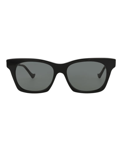 Gucci Womens Cat Eye Black Black Grey Fashion Designer Eyewear