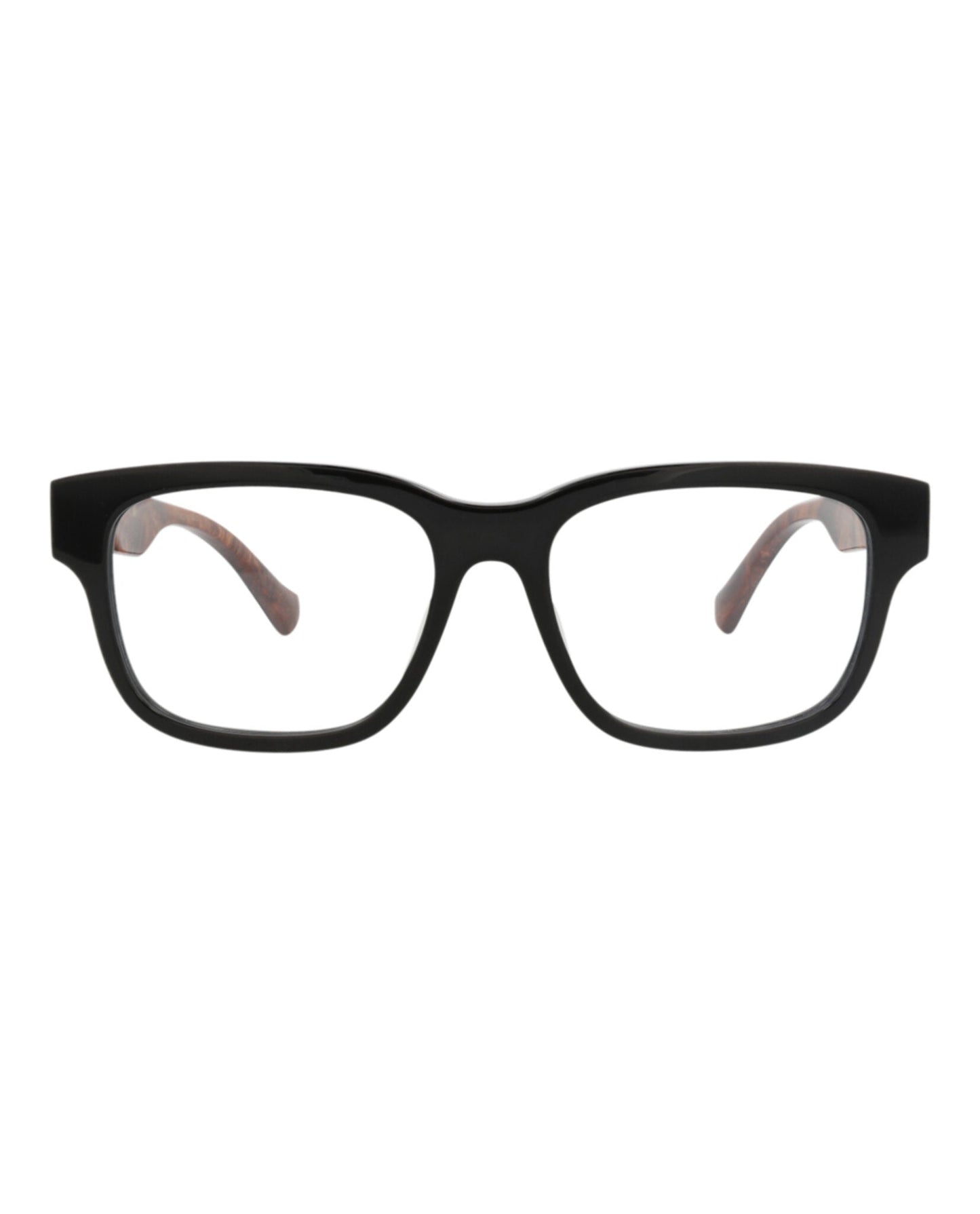 Gucci Mens Square/Rectangle Black Black Transparent Fashion Designer Eyewear