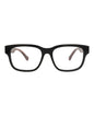 Gucci Mens Square/Rectangle Black Black Transparent Fashion Designer Eyewear