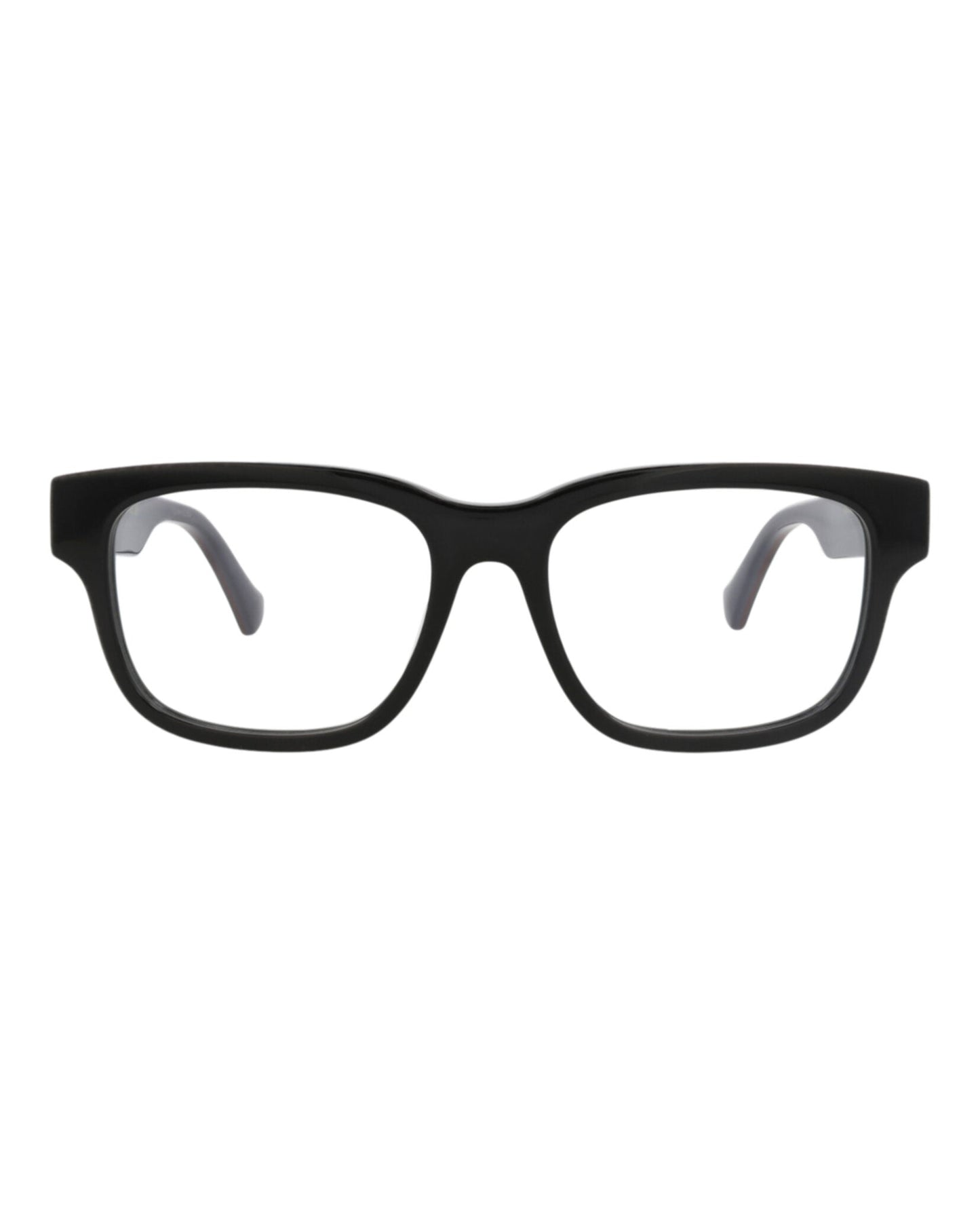 Gucci Mens Square/Rectangle Black Black Transparent Fashion Designer Eyewear